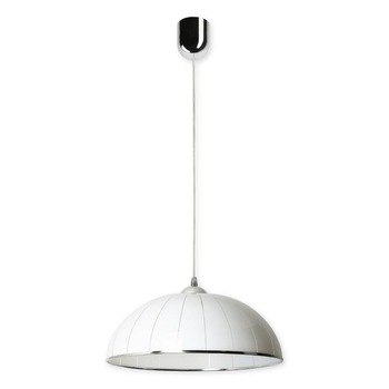 Lampa suspendata Anja B, Lampex, PVC, Argintiu/Gri Lampa suspendata Anja B, Lampex, PVC, Argintiu/Gri