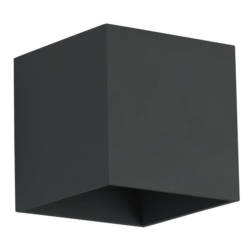 Aplica Quado A, Lampex, Metal, Negru