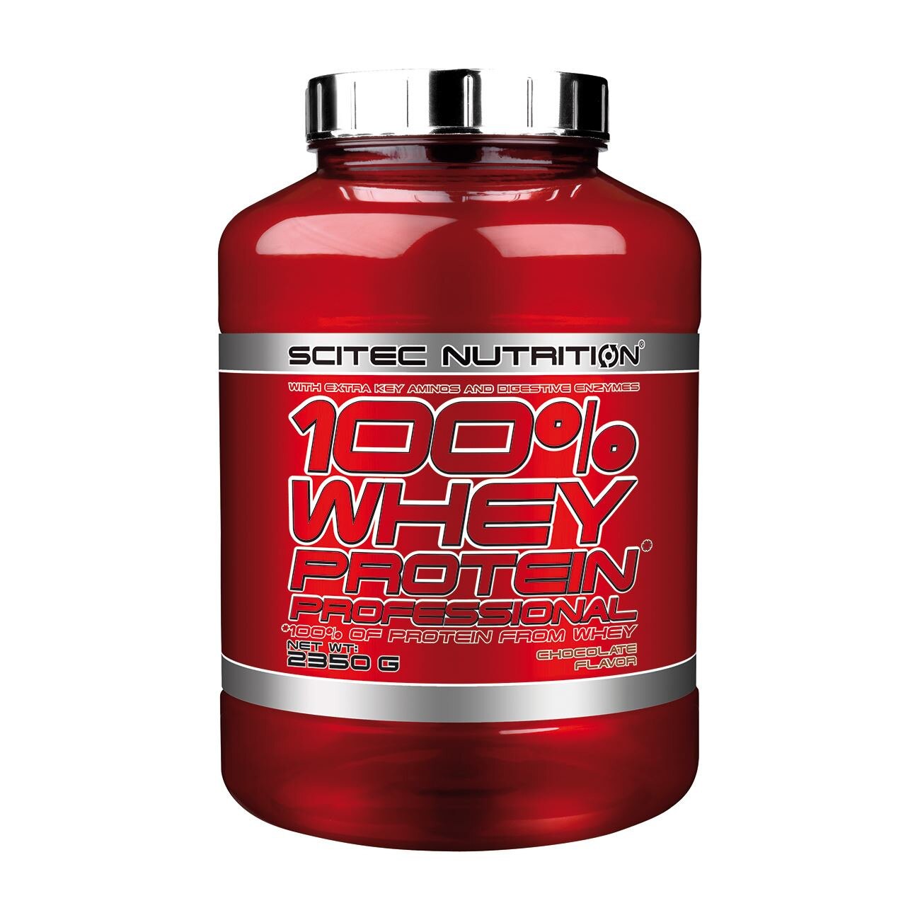 Scitec Nutrition, 100% Whey Professional 2350 grame Ciocolata, Pudra proteica din zer