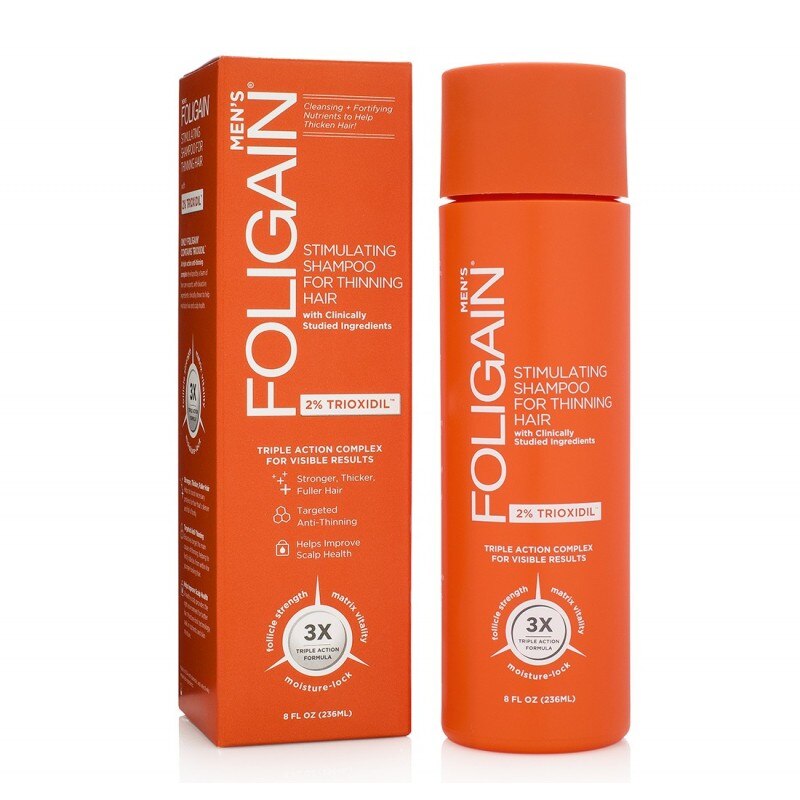 Sampon pentru regenerarea parului pentru barbati 2% Trioxidil® (8oz) 236ml, Foligain