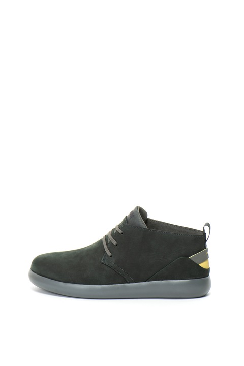 Camper, Pantofi chukka de piele nabuc Pelotas, Gri inchis, 43