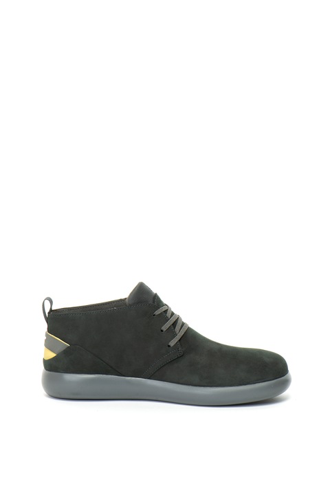 Camper, Pantofi chukka de piele nabuc Pelotas, Gri inchis, 43