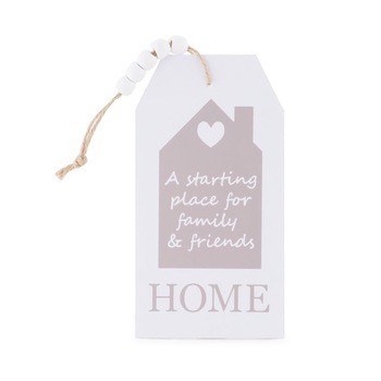 Placuta decorativa, Home, alb-maro Placuta decorativa, Home, alb-maro