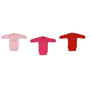 Set 5 body cu maneca lunga pentru 2-3 luni Set 5 body cu maneca lunga pentru 2-3 luni