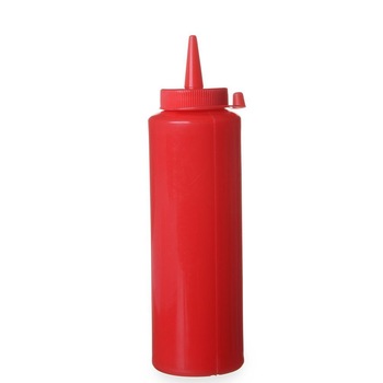 Sticla dispenser 0.20 lt, 50x(H)185 mm, polietilena, rosu, Hendi Sticla dispenser 0.20 lt, 50x(H)185 mm, polietilena, rosu, Hendi