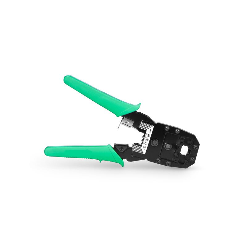 Cleste sertizare/dezizolare pentru conectori RJ45/ RJ12/ RJ11