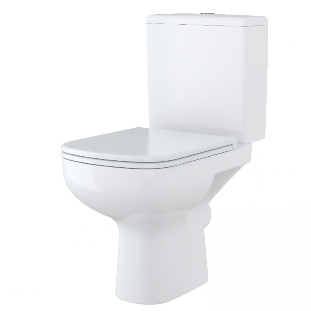 Vas WC 399 set compact alimentare apa inferioara Colour Cersanit (capac cadere lenta inclus)