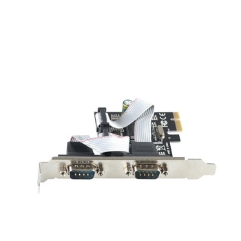 Placa PCI-Ex cu 2 porturi Serial RS232, 4World 05335 Placa PCI-Ex cu 2 porturi Serial RS232, 4World 05335