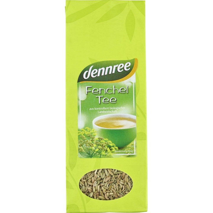 Ceai de fenicul bio, 100g, Dennree