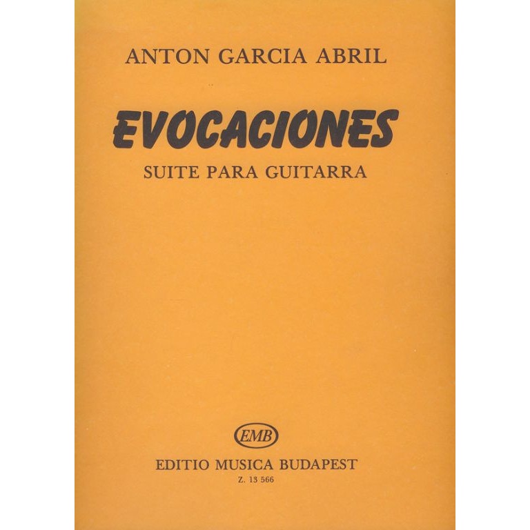 Abril, Anton Garcia: Evocaciones Suite para guitarra