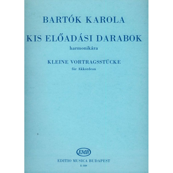 Bartók Karola: Little Performance Pieces