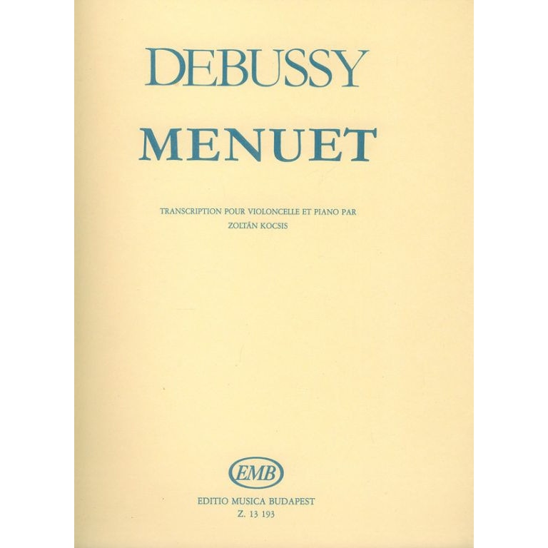 Debussy, Claude: Menuet (Petite Suite)