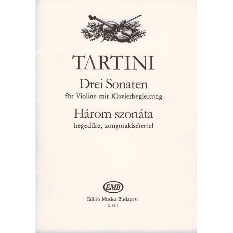 Tartini, Giuseppe: Three Sonatas