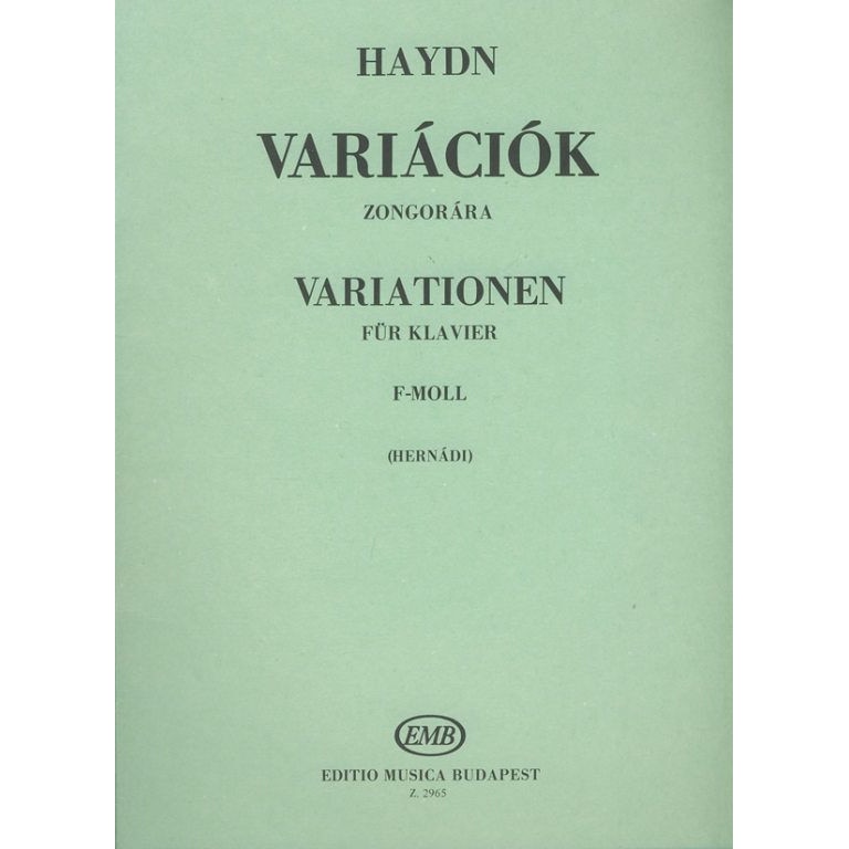 Haydn, Joseph: Variations in F minor
