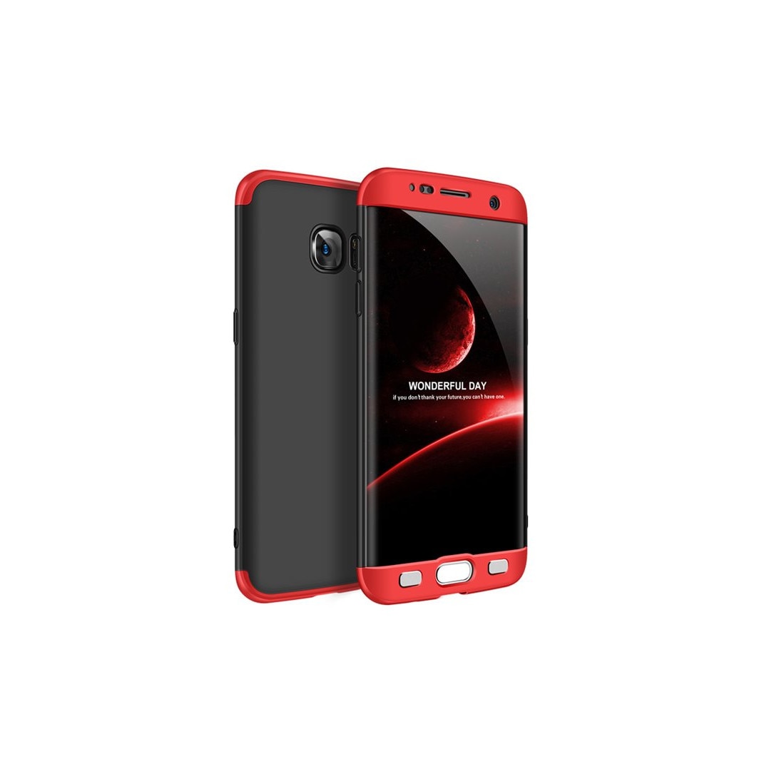 Husa Samsung Galaxy S7 Edge GKK 360 Negru/Rosu