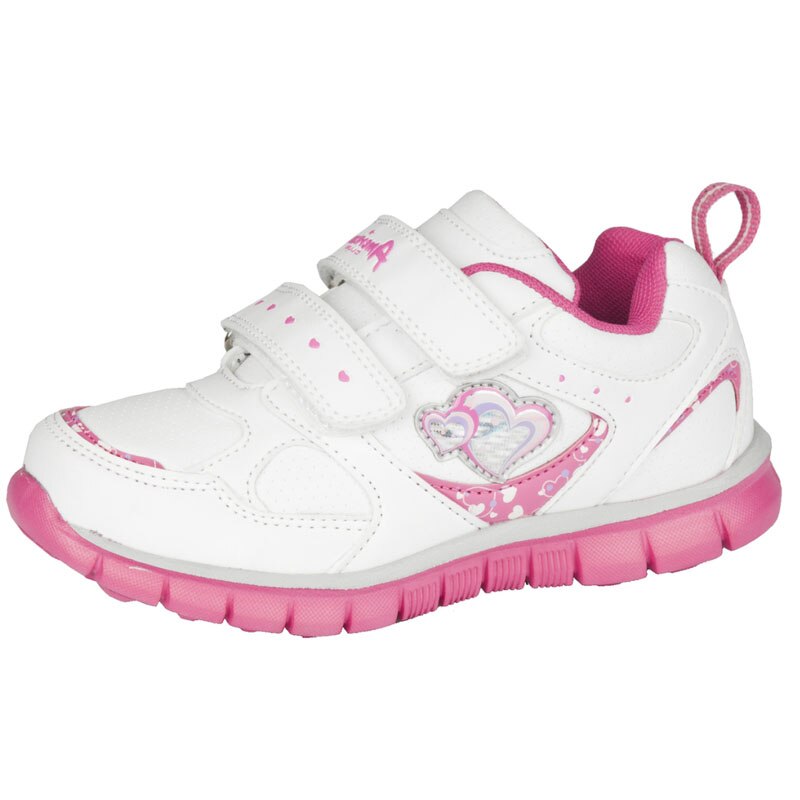 Incaltaminte sport pentru fetite American Club CA51-13448D-1, Alb