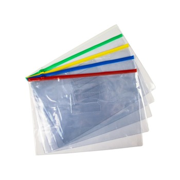 Buzunar A4 cu fermoar 12 buc/set Buzunar A4 cu fermoar 12 buc/set