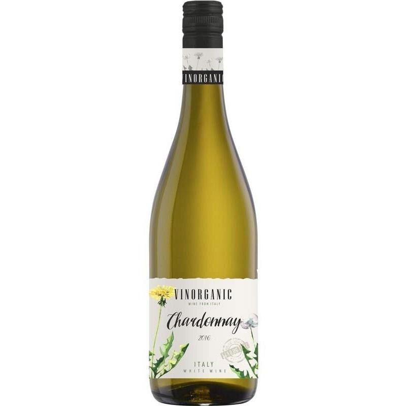 Vin Alb Bio Chardonnay 13%vol. Vinorganic 750ml