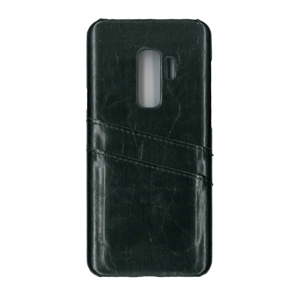 Carcasa de protectie cu buzunare card, EuroCell, pentru Samsung Galaxy S9 Plus, negru