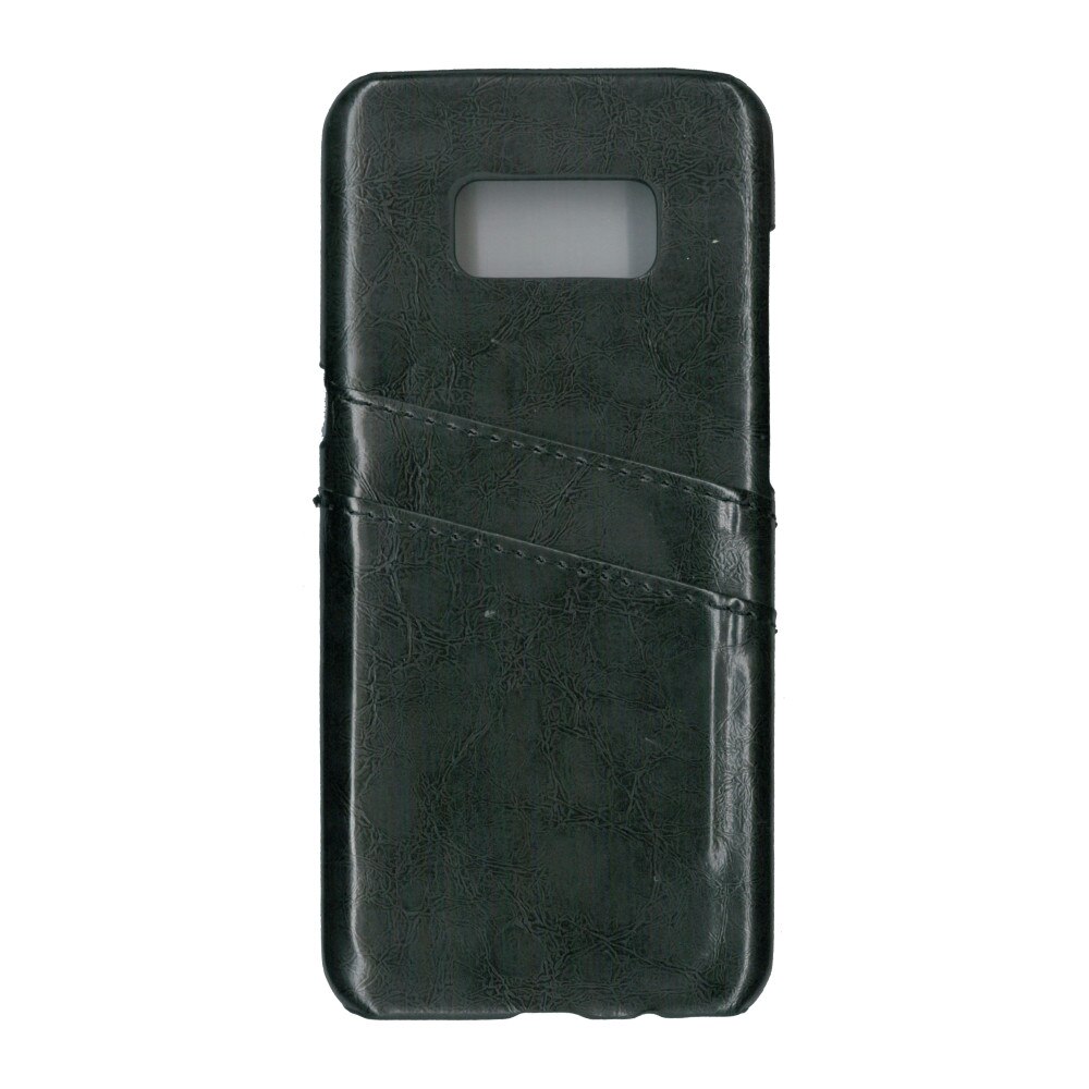 Carcasa de protectie cu buzunare card, EuroCell, pentru Samsung Galaxy S8, negru