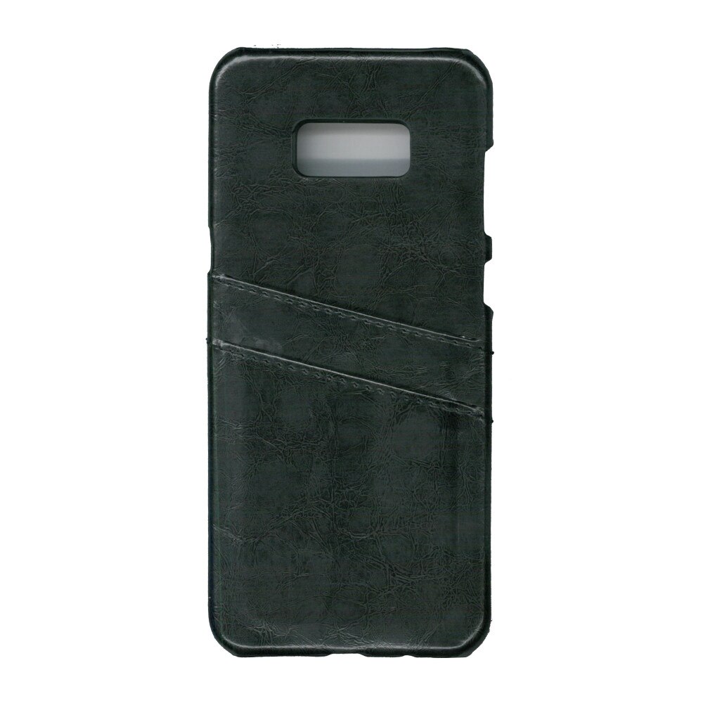 Carcasa de protectie cu buzunare card, EuroCell, pentru Samsung Galaxy S8 Plus, negru