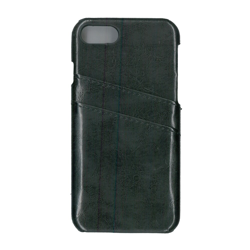 Carcasa de protectie cu buzunare card, EuroCell, pentru iPhone 8, negru