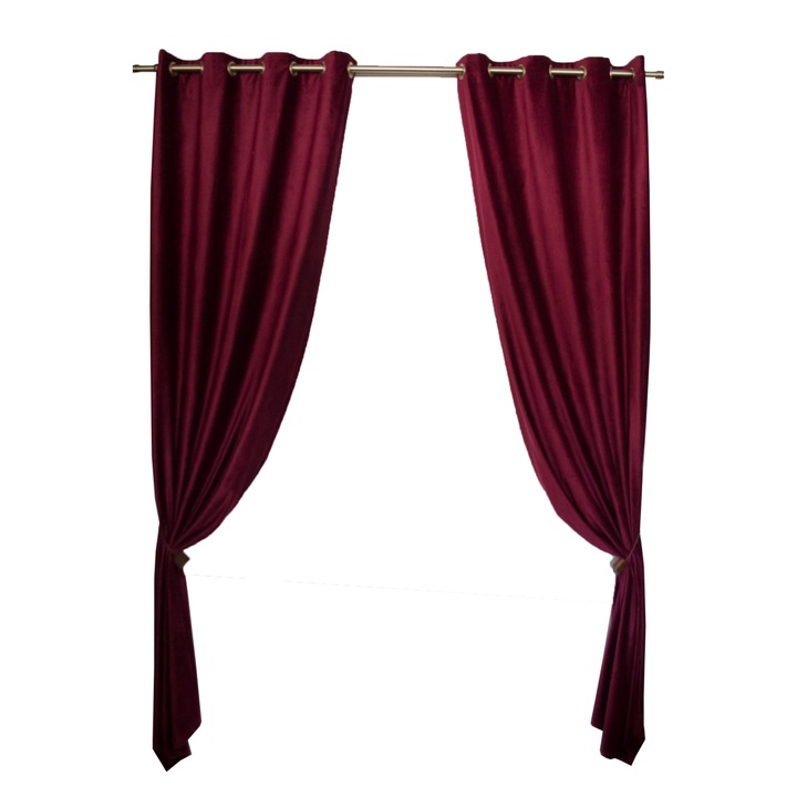 Draperie Velaria Uni grena catifelata,230x280 cm