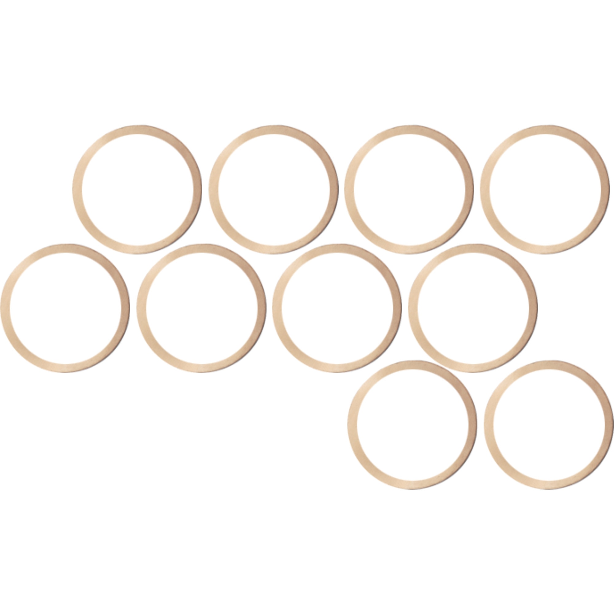 Set 10 saibe 14 x 18 x 1.0mm din cupru pentru baia de ulei