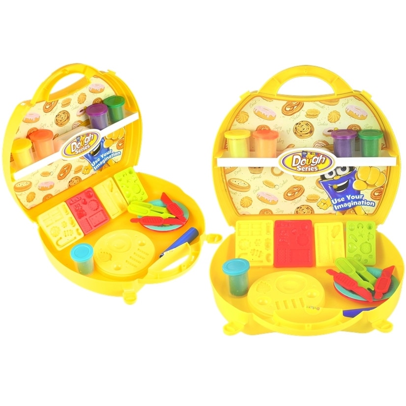 Set de joaca Malipen cu plastilina cu geanta de depozitare si accesorii