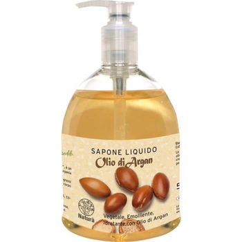 Sapun lichid vegetal hidratant si emolient cu ulei de argan, 500 ml, La Dispensa Sapun lichid vegetal hidratant si emolient cu ulei de argan, 500 ml, La Dispensa