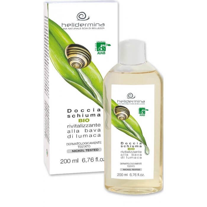 Gel de dus BIO cu extract de melc Helidermina, La Dispensa, 200 ml