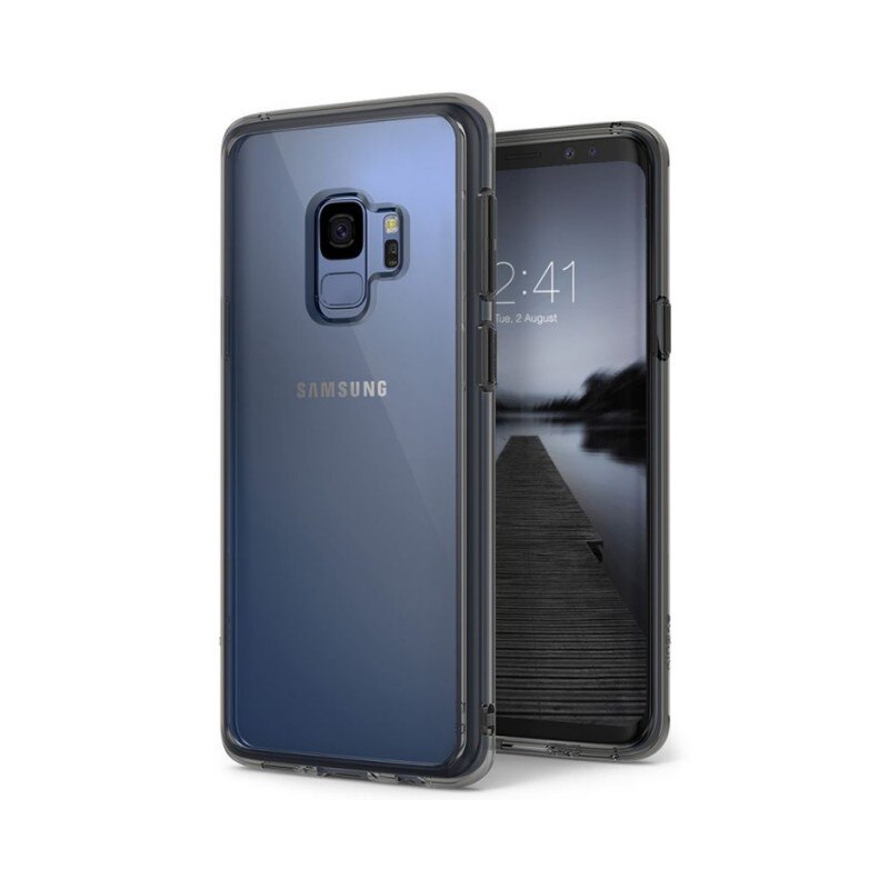 Husa Ringke Spate Fusion Samsung S9 Smoke Black Transparenta