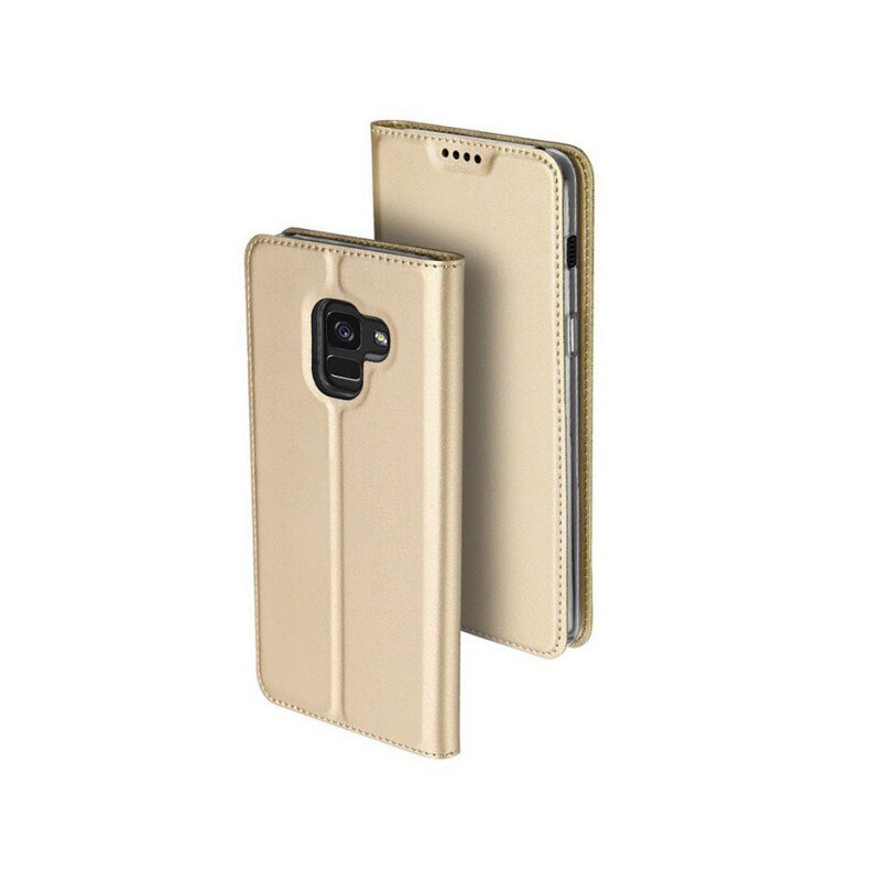 Husa Flip Cover Premium Duxducis Skinpro Samsung A6+ 2018 Gold