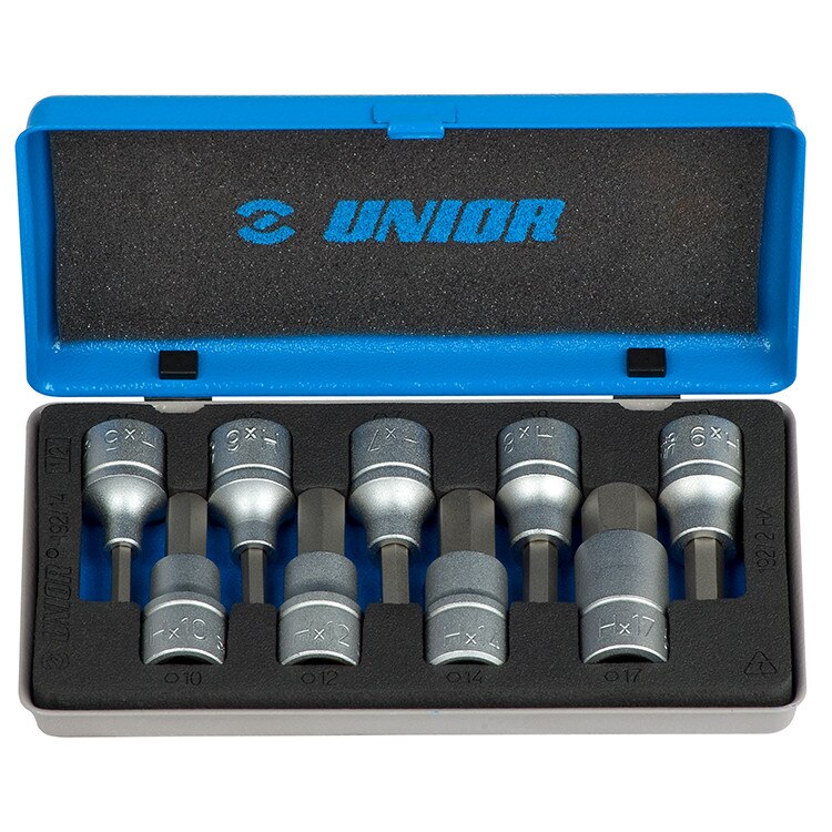 Trusa Unior capete chei tubulare cu profil hexagonal 1/2