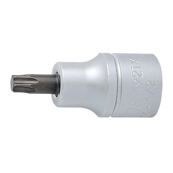 Cap cheie tubulara TX 45 marca Unior cu profil TORX exterior scurt de 1/2 Cap cheie tubulara TX 45 marca Unior cu profil TORX exterior scurt de 1/2