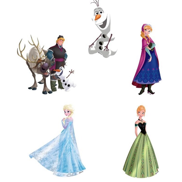 Set stickere perete, Frozen