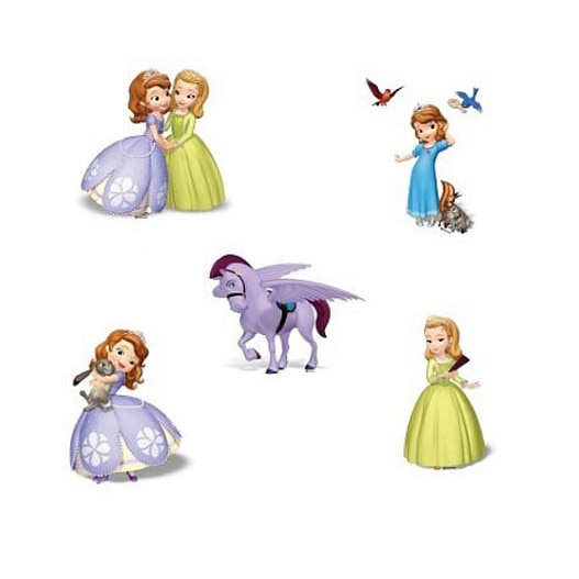 Set stickere perete, Printesa Sofia