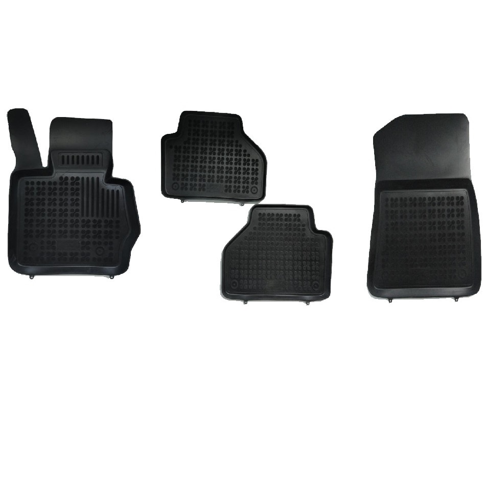 Set 4 covorase interior cauciuc stil tavita MAGSTAR LUX dedicate, compatibile cu BMW X3 F25 2011-prezent, Negru