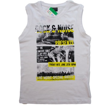 Tricou copii Losan, alb Tricou copii Losan, alb