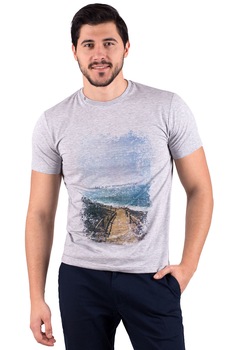 Tricou pentru barbati STYLER, model 96302, gri, Gri, M Tricou pentru barbati STYLER, model 96302, gri, Gri, M