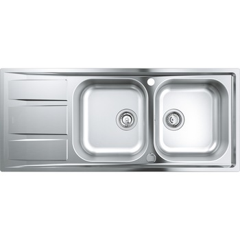 Chiuveta bucatarie Grohe K400, 1160 x 500 mm, adancime 188 mm, reversibila, satinat, otel inoxidabil Chiuveta bucatarie Grohe K400, 1160 x 500 mm, adancime 188 mm, reversibila, satinat, otel inoxidabil