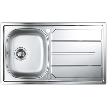 Chiuveta bucatarie Grohe K200, 860 x 500 mm, adancime 170 mm, reversibila, otel inoxidabil Chiuveta bucatarie Grohe K200, 860 x 500 mm, adancime 170 mm, reversibila, otel inoxidabil