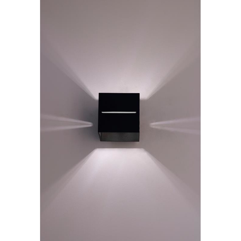 Lampex, Aplica de perete Quado Pro, 1x40W, Negru