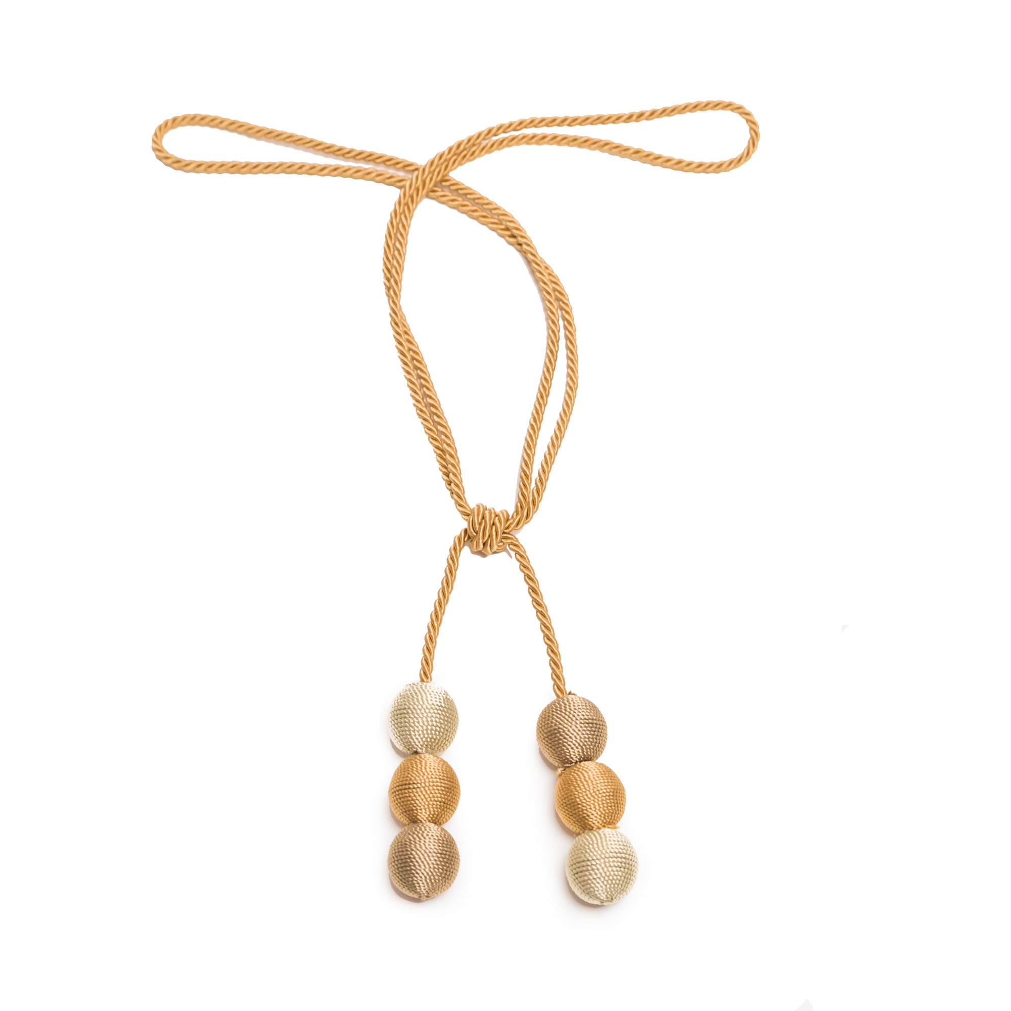 Set canafi Mia, auriu, 2 bucati