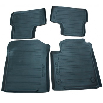Set Covorase Cauciuc pentru Skoda Citigo 5 usi, Negru Set Covorase Cauciuc pentru Skoda Citigo 5 usi, Negru