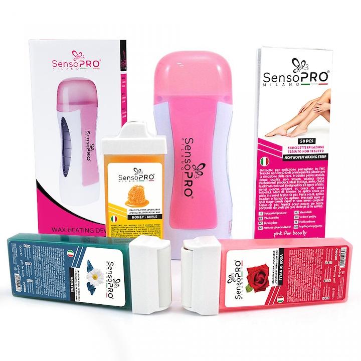 Kit Epilare Lady Pink + CADOU Rezerva Ceara Aplicator Ingust