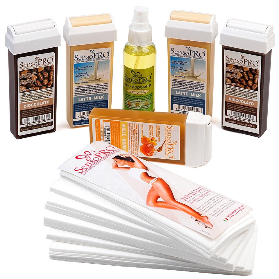 Kit Epilare Ceara Consumabile SensoPRO, Chocolate Mousse