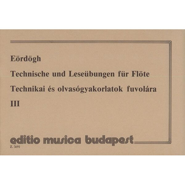 Eördögh János: Medium-grade Techncal and Reading Exercises 3