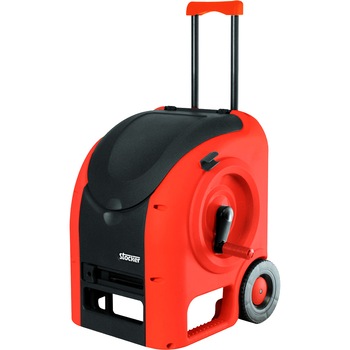 Carucior tambur pentru furtun gradina, cu 20 m furtun inclus si racorduri incluse Carucior tambur pentru furtun gradina, cu 20 m furtun inclus si racorduri incluse