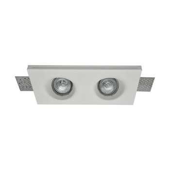 Spot incastrat Down Light Ghips Alb ,2 X 35W GU10 Spot incastrat Down Light Ghips Alb ,2 X 35W GU10